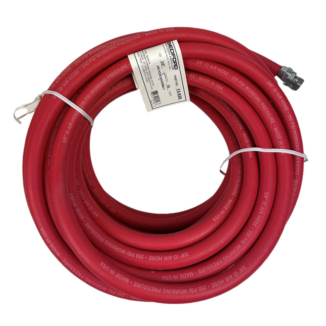 50' x 3/8" Air Hose Assembly (Smooth)