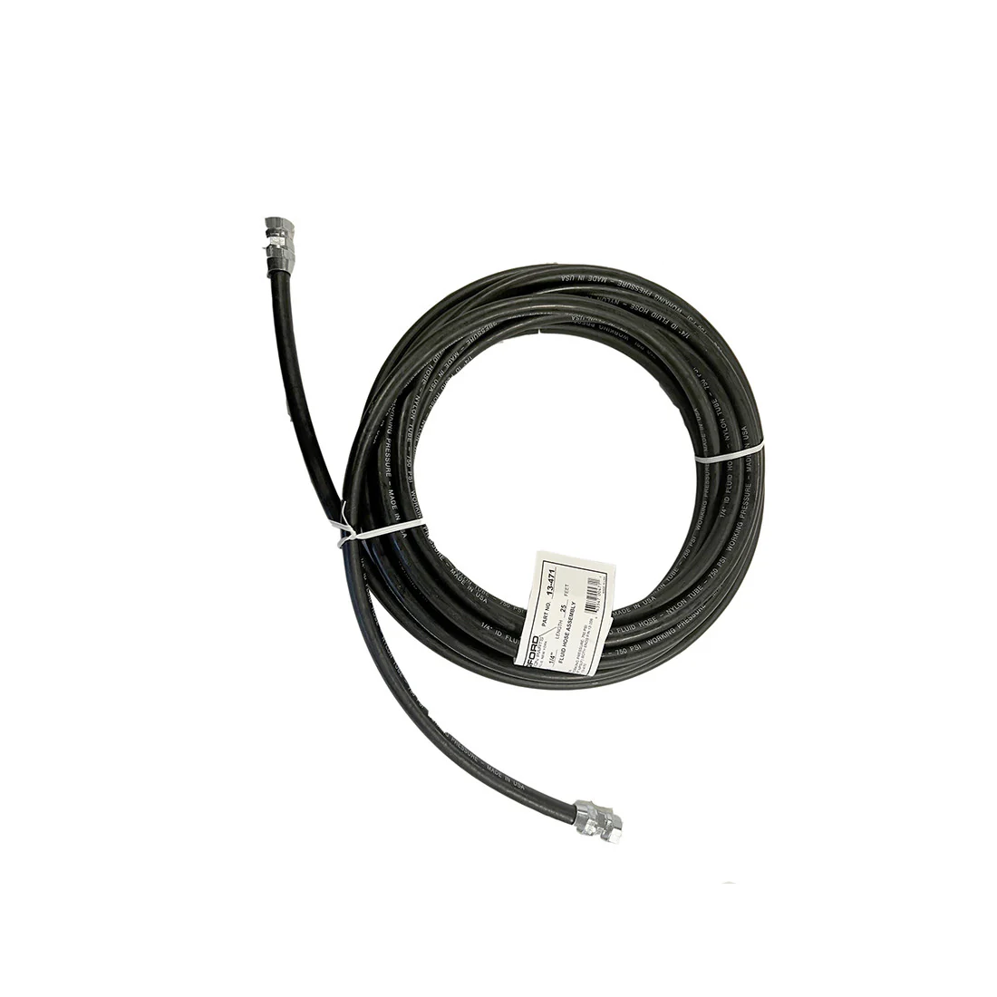 25' x 1/4" Fluid Hose Assembly