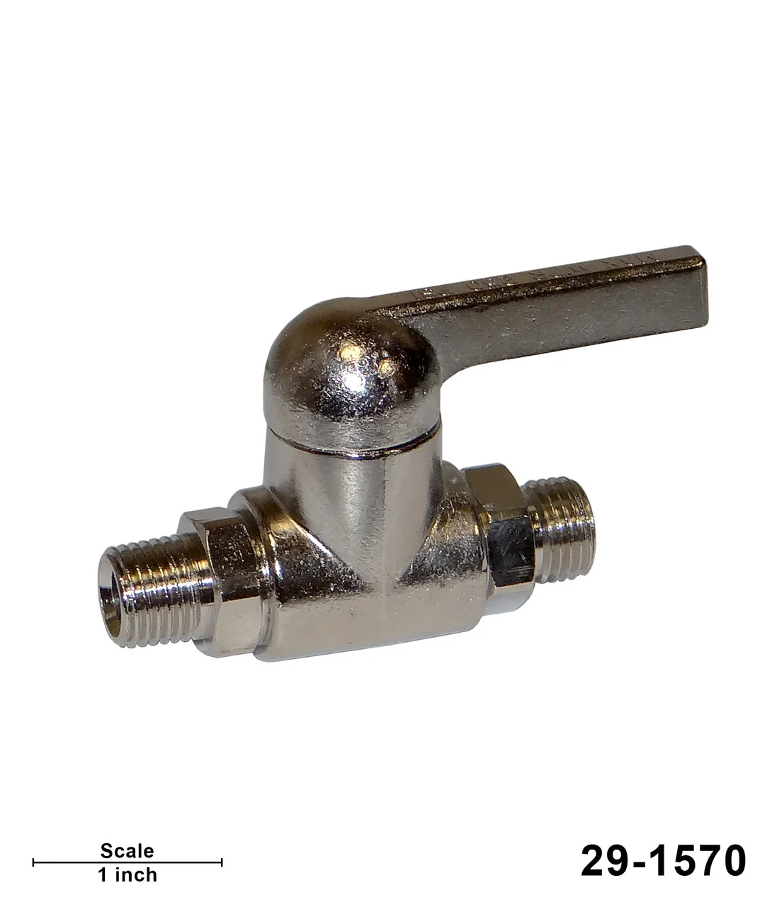Ball Valve, 1/4" NPS x 1/4" NPT, 250 PSI - Image 2