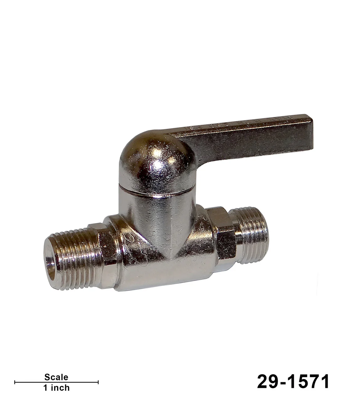 Ball Valve, 3/8" NPS x 3/8" NPT, 250 PSI - Image 2