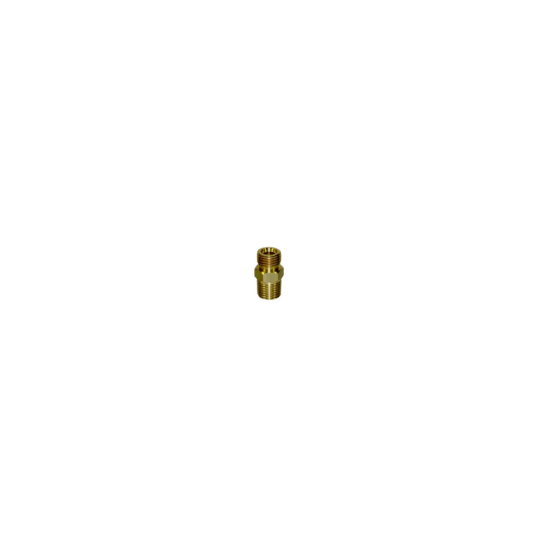 Brass Nipple 1/4" NPS x 1/4" NPT