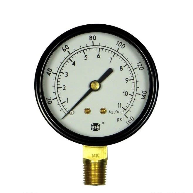 Gauge,1/4 NPT Bottom mount,0-160 PSI