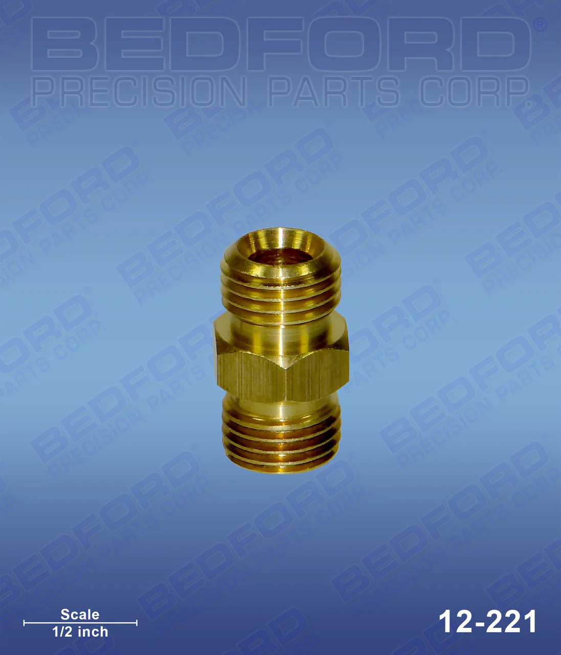 Brass Nipple 1/4" NPS x 1/4" NPS