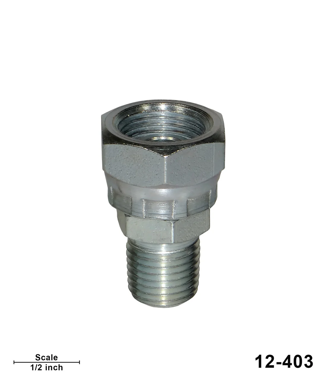 Swivel Adapter 1/4" NPT(m) x 3/8" NPS(f) - Image 2
