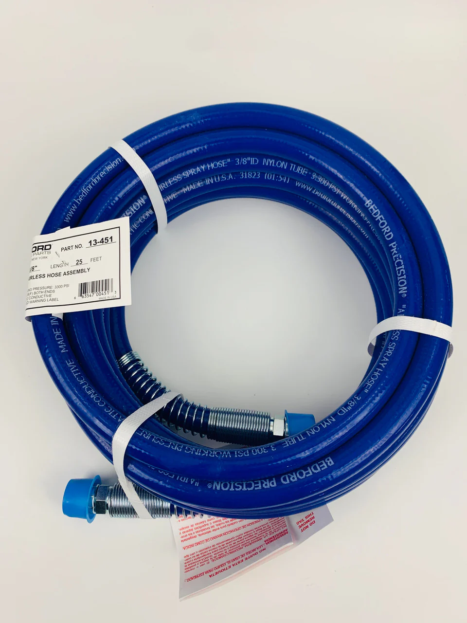 25' x 3/8" Airless Hose Assy,3300 PSI - Image 2