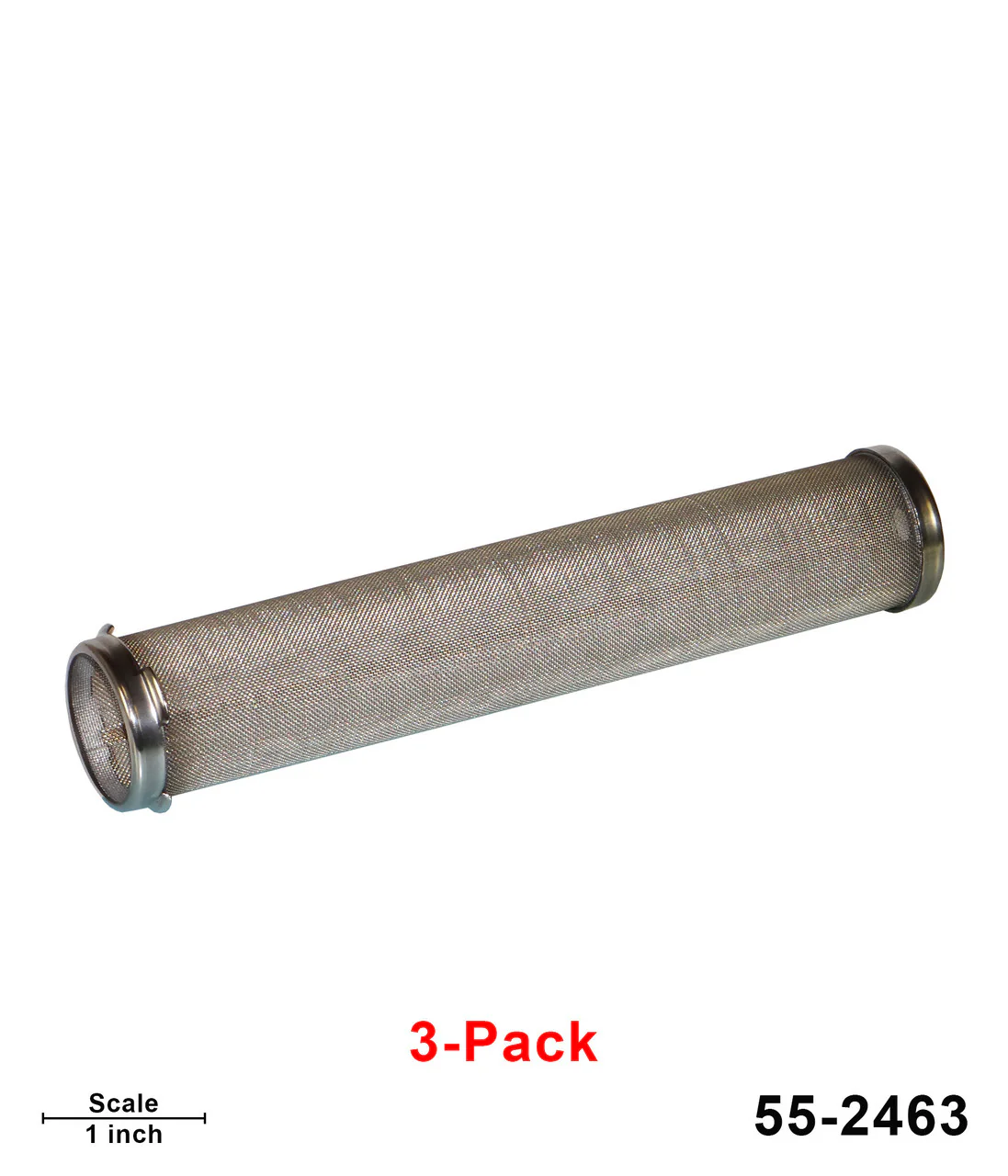Outlet Filters (3-pack), 60 Mesh, Long - Image 2