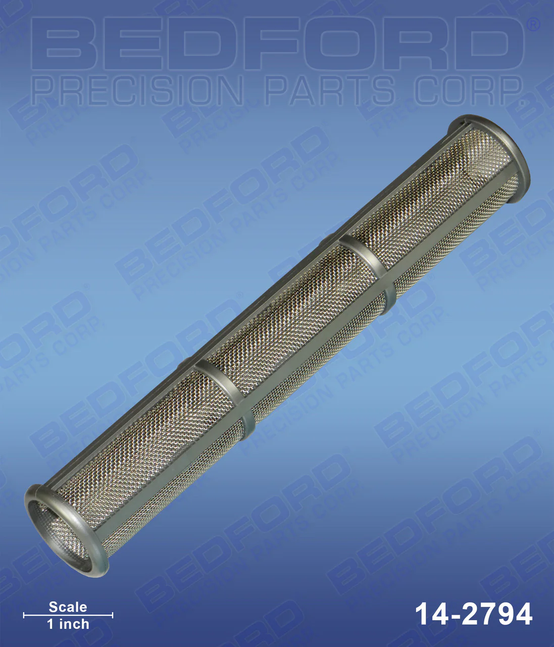 Outlet Filter, 30 Mesh, Long, Gray