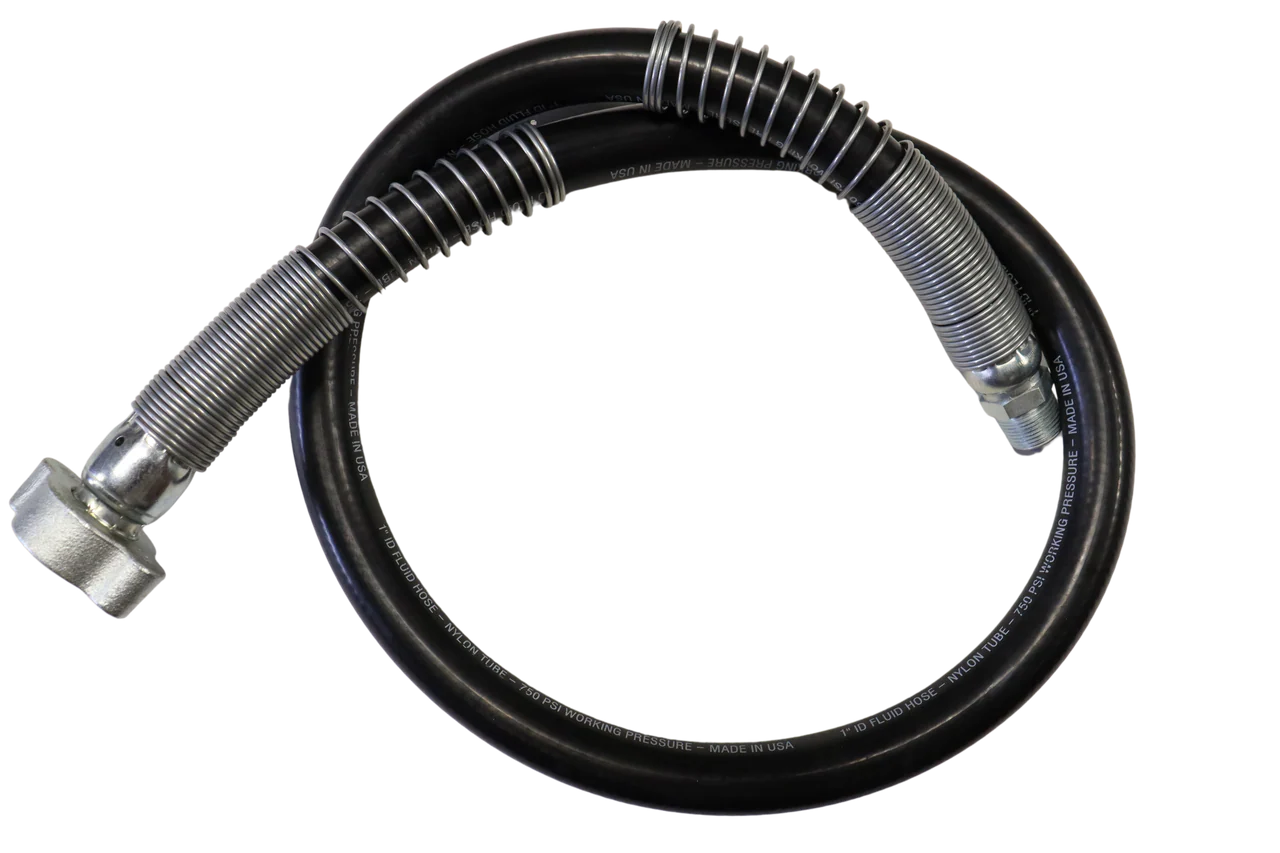 Suction hose, 1"npt(m)xquick connect,6ft