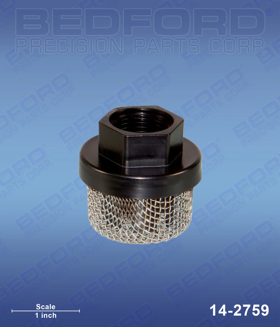 Inlet Strainer, 7/8" UNF Thread