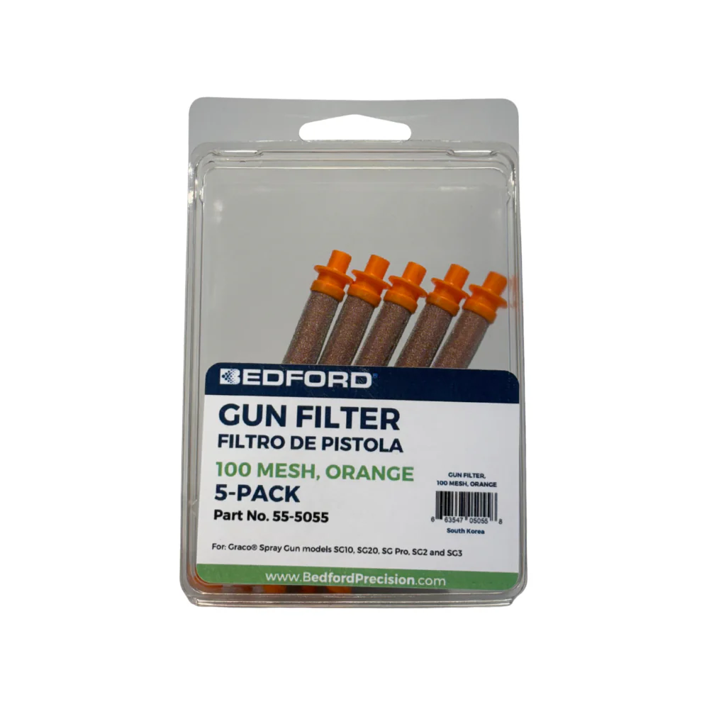 Gun filter, 100 Mesh (Orange), 5-pack - Image 2