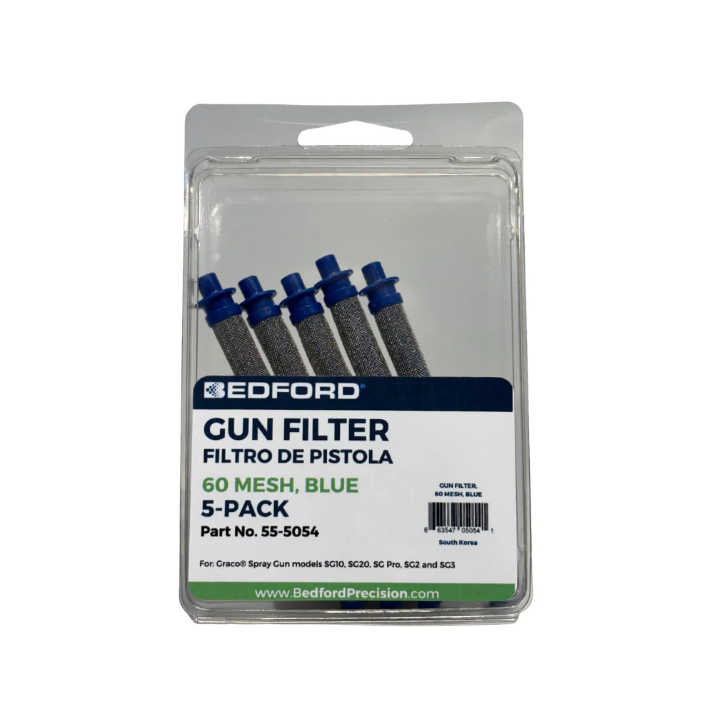 Gun filter, 60 Mesh (Blue), 5-pack - Image 2