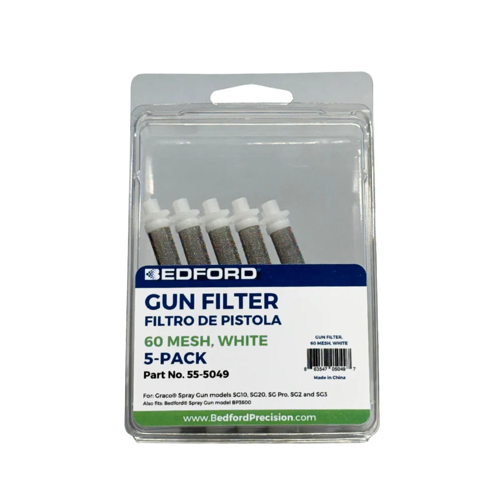 Gun filter, 60 Mesh (White), 5-pack - Image 2