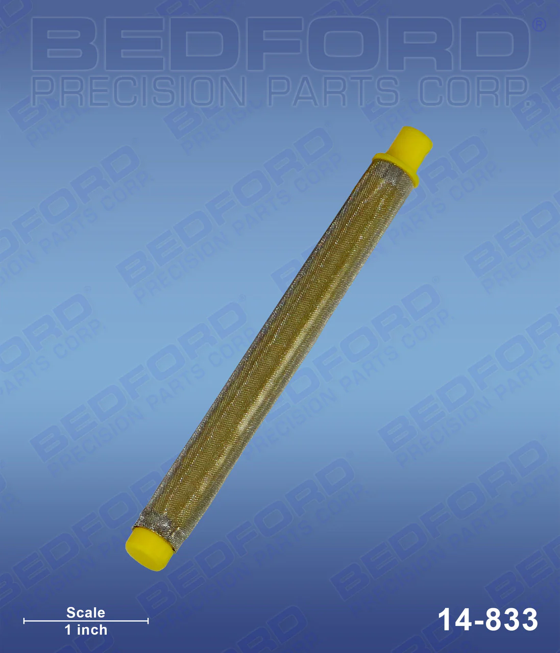 Gun Filter, 100 Mesh, Fine (Yellow)